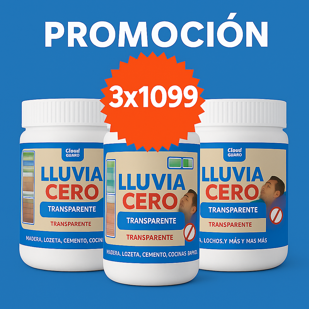 Promocion 3 Lluvia cero 500 Ml